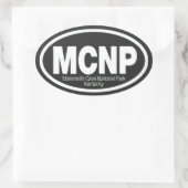 Mammoth Cave National Park Ovaler Aufkleber (Tasche)