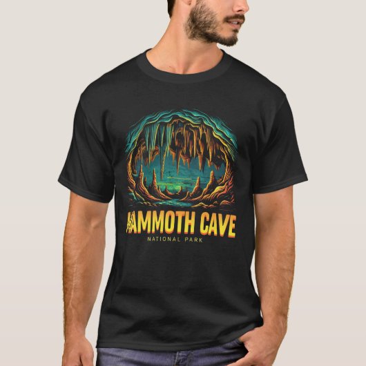 Mammoth Cave National Park - Reise - Illustration T-Shirt (Vorderseite)