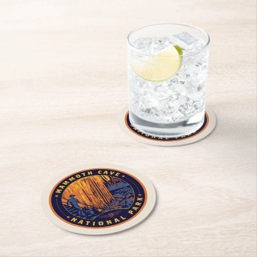 Mammoth Cave National Park Runder Pappuntersetzer (Vor Ort)