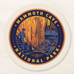 Mammoth Cave National Park Runder Pappuntersetzer