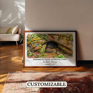 Mammoth Cave Nationalpark Kentucky Aquarell Poster