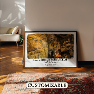 Mammoth Cave Nationalpark Kentucky Aquarell Poster