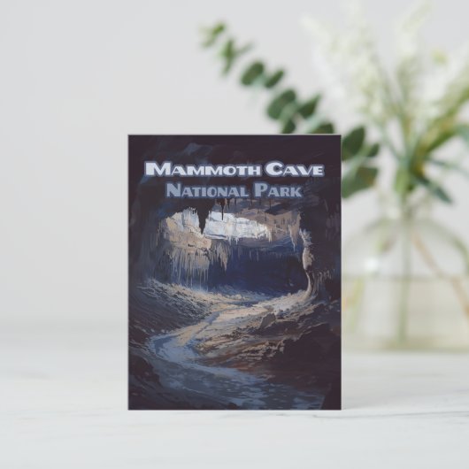 Mammoth Cave Nationalpark Kentucky Card (Stehend Vorderseite)