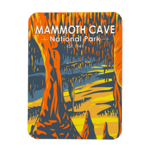 Mammoth Cave Nationalpark Kentucky Magnet