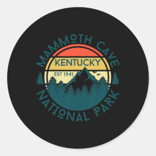 Mammoth Cave Nationalpark Kentucky Natur Wandern  Runder Aufkleber