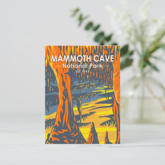 Mammoth Cave Nationalpark Kentucky Postcard Postkarte (Stehend Vorderseite)