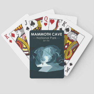 Mammoth Cave Nationalpark Kentucky Vintage  Spielkarten