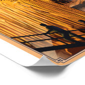 Mammoth Cave Nationalpark Litho Artwork Poster (Ecke)