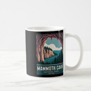 Mammoth Cave Nationalpark Vintage Camping Wandern Kaffeetasse