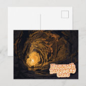 Mammoth Discovery Cave Tour Kunst Postkarte (Vorne/Hinten)