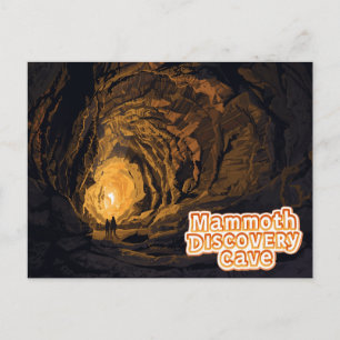 Mammoth Discovery Cave Tour Kunst Postkarte