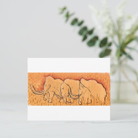 Mammoth Höhle Art Postcard Postkarte (Stehend Vorderseite)