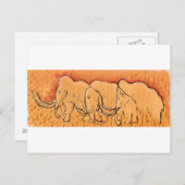 Mammoth Höhle Art Postcard Postkarte (Vorne/Hinten)
