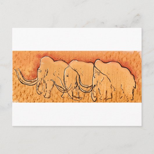 Mammoth Höhle Art Postcard Postkarte (Vorderseite)