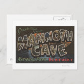 Mammoth Höhle, Kentucky - Große Briefszenen Postkarte (Vorne/Hinten)