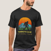 Mammoth Höhle Nationalpark erschüttert Retro T-Shirt (Vorderseite)