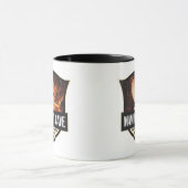 Mammoth Höhle Nationalpark Illustration Retro Art Tasse (Zentrum)