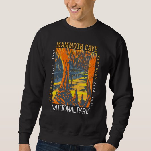 Mammoth Höhle Nationalpark Kentucky erschüttert Sweatshirt (Vorderseite)