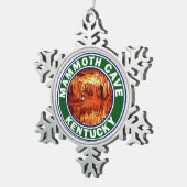 Mammoth Höhle Nationalpark Kentucky Schneeflocken Zinn-Ornament (Rechts)