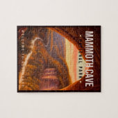 Mammoth Höhle Nationalpark Kentucky Vintag Puzzle (Horizontal)