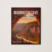 Mammoth Höhle Nationalpark Kentucky Vintag Puzzle (Vertikal)