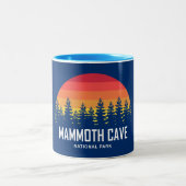 Mammoth-Höhle-Nationalpark Zweifarbige Tasse (Mittel)