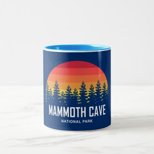 Mammoth-Höhle-Nationalpark Zweifarbige Tasse (Mittel)