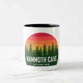 Mammoth-Höhle-Nationalpark Zweifarbige Tasse (Mittel)