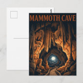Mammoth-Höhle Postkarte (Vorne/Hinten)
