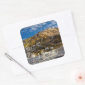 Mammoth Hot Spring Quadratischer Aufkleber (Umschlag)