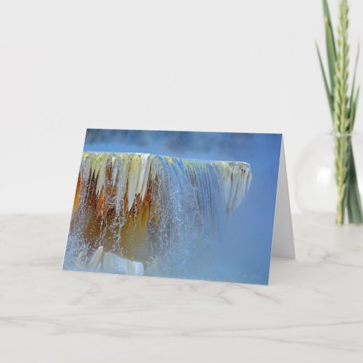 Mammoth Hot Spring Yellowstone Dankeschön Karte (Vorderseite)