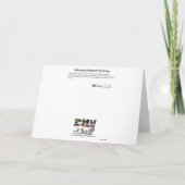 Mammoth Hot Spring Yellowstone Dankeschön Karte (Rückseite)