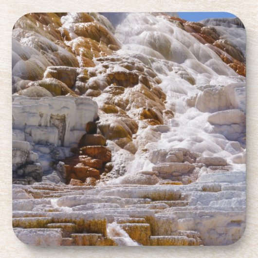 Mammoth Hot Springs Getränkeuntersetzer (Vorderseite)