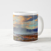 Mammoth Hot Springs Jumbo-Tasse (Vorderseite Rechts)