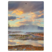 Mammoth Hot Springs Klemmbrett (Rückseite)