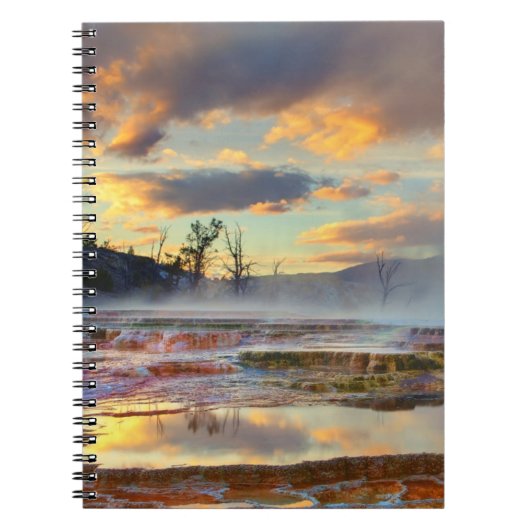 Mammoth Hot Springs Notizblock (Vorderseite)