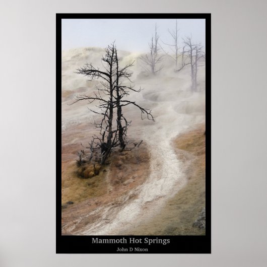 Mammoth Hot Springs Poster (Vorne)
