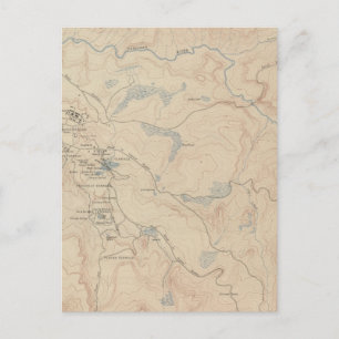 Mammoth Hot Springs und Vicinity 2 Postkarte