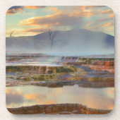 Mammoth Hot Springs Untersetzer (Vorderseite)