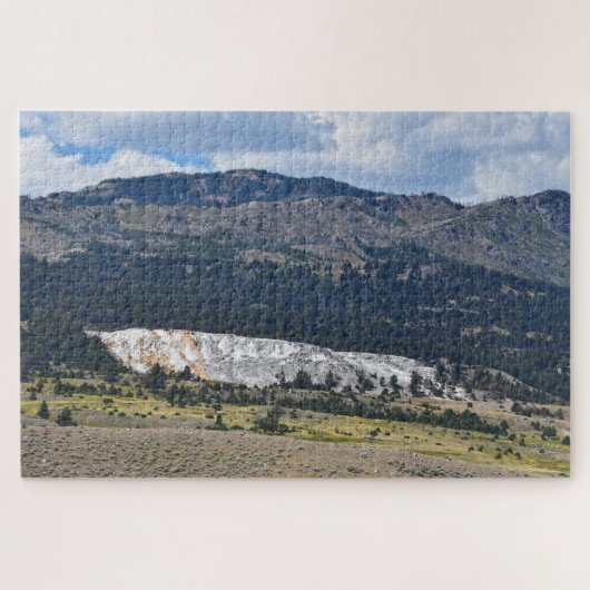 Mammoth Hot Springs, Yellowstone National Park, WY Puzzle (Horizontal)
