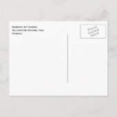 Mammoth Hot Springs, Yellowstone Nationalpark Postkarte (Rückseite)