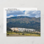 Mammoth Hot Springs, Yellowstone, Wyoming Postkarte (Vorne/Hinten)