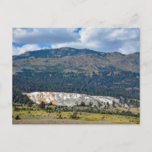 Mammoth Hot Springs, Yellowstone, Wyoming Postkarte