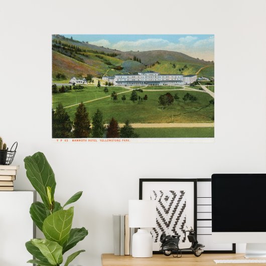 Mammoth Hotel, Yellowstone Poster (Heimbüro)