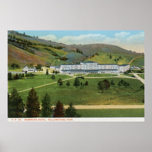 Mammoth Hotel, Yellowstone Poster (Vorne)