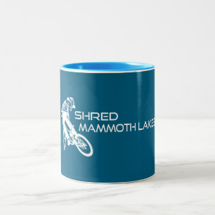 Mammoth Lakes California Mountainbike fahren Zweifarbige Tasse