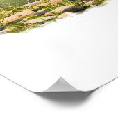 Mammoth Lakes California Poster, Wasserfarbe, Cust Poster (Ecke)