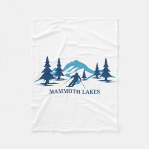 Mammoth Lakes Kalifornien Skigebiet Skifahren Skif Fleecedecke