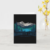 Mammoth Lakes Karte (Gelbe Blume)