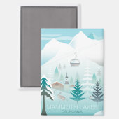 Mammoth Lakes Kühlschrank Magnet (Vorderseite/Rückseite)